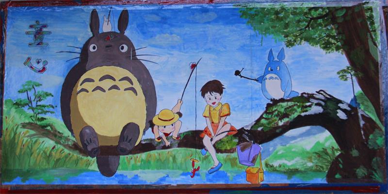 书画类比赛三等奖作品《童心》