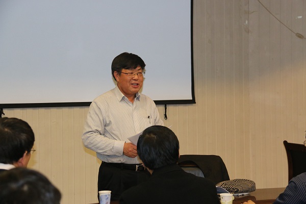 刘同先教授为学院教师作国家自然科学基金项目申请报告
